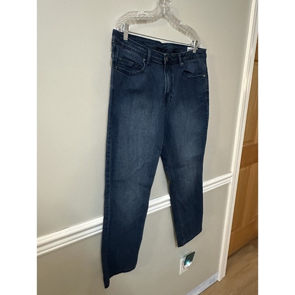 Buffalo David Bitton Jeans Mens 36x30 Jackson Slim Straight Blue Dark Wash - Picture 2 of 7